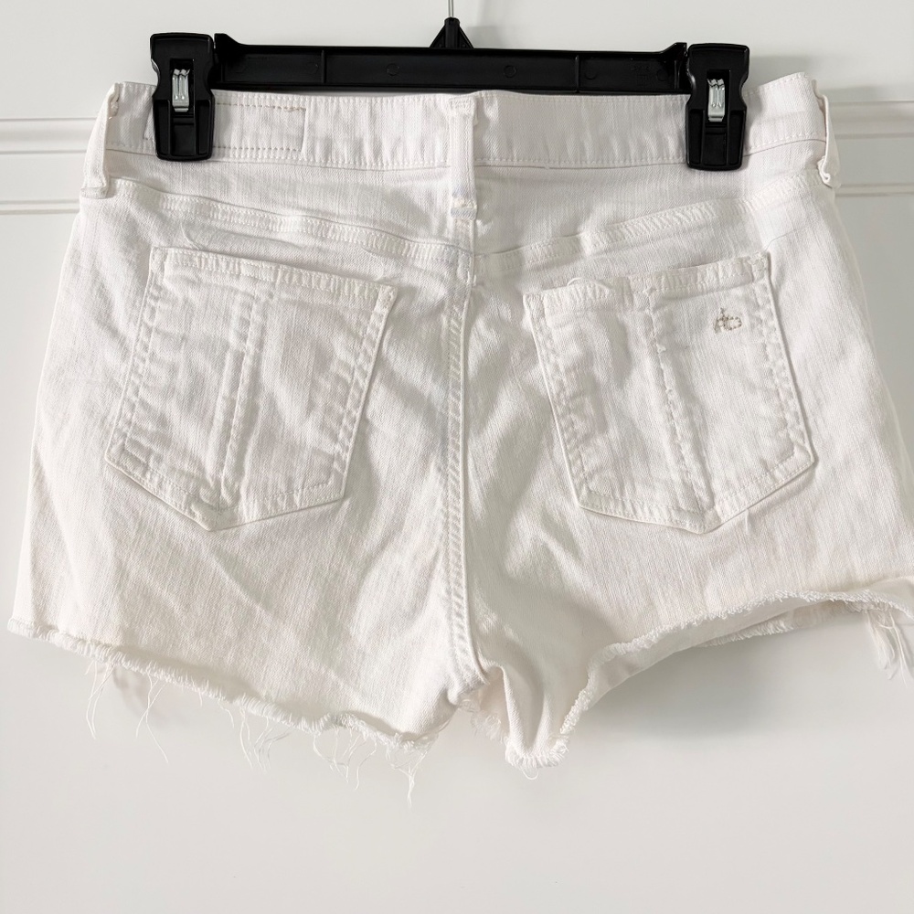 Rag & Bone Modele Stretch Cut Off Jean Shorts - 26 - Picture 2 of 3